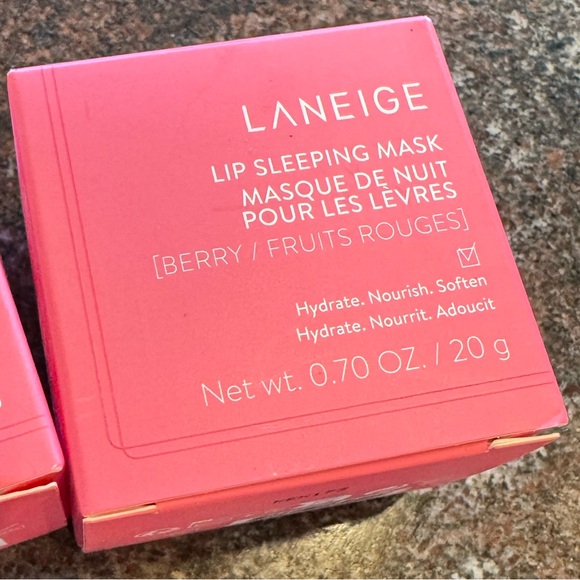 LANEIGE Lip Sleeping Mask - Berry New in Box, Never Opened - Picture 9 of 9